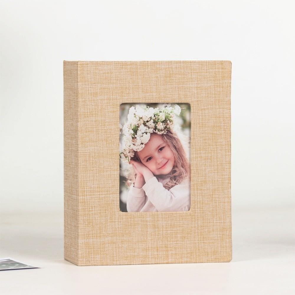 Cloth Cover Scrapbook Album Laminated Photo Storage Slip-in Picture Albums  Baby Growth Record