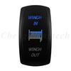 12V 20A Blue Led Car Boat Laser Rocker Switch ON OFF (ON) OFF ON OFF ON (ON) OFF ON (ON) OFF (ON) Waterproof