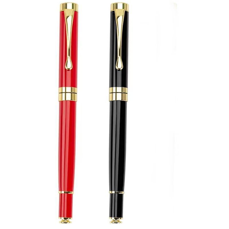 Høykvalitets 0,5 mm Metall Signaturpennsett Business Kontor Kulepenn