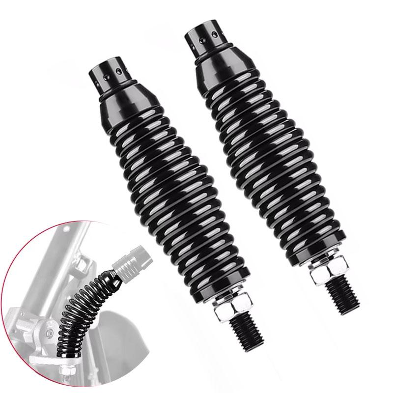2x CB Radio Antenna LED Spiral Whip Light Spring Base Mount Quick Release Antenna Kit Spiral Mounting Base for ATV UTV RZR