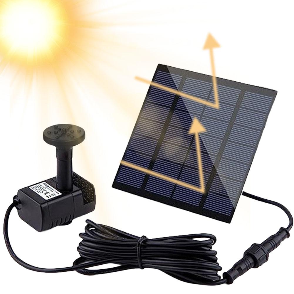 

1.4W Solar Powered Water Fountain Pump with 7 Nozzles Floating Garden Fountain Kit for Pond Pool Patio Garden Fish Tank Aquarium China Mainland