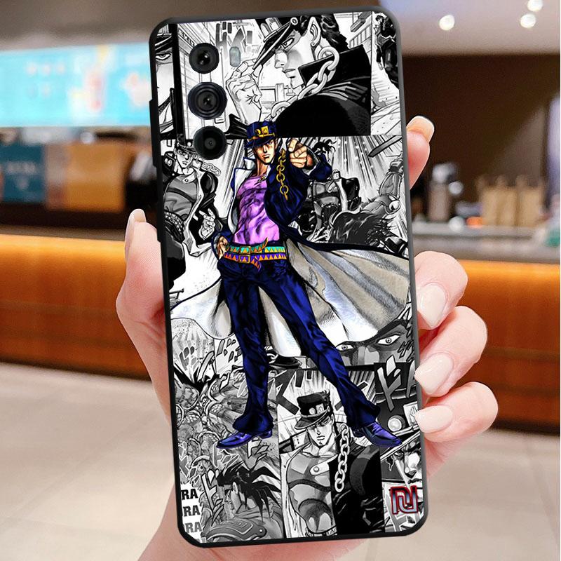 Phone Case For Motorola Edge 50 40 Pro 60 50 40 30 Ultra Neo Fusion Moto G85 G72 G53 G54 G84 G13 G32 JoJo Bizarre Adventure