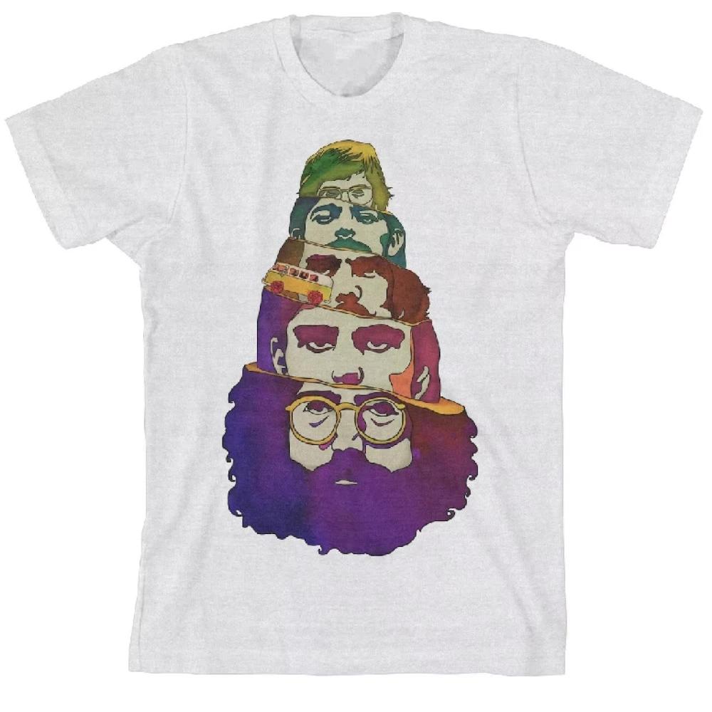 2025 Cotton Grateful Dead Warlocks Indian Skull Rock Punk Classic T-shirt Unisex Men Women's Short Sleeve Summer Round Neck Tee