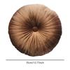 Velvet Pumpkin Backrest & Lumbar Pillow – Round Sofa and Bedside Cushion