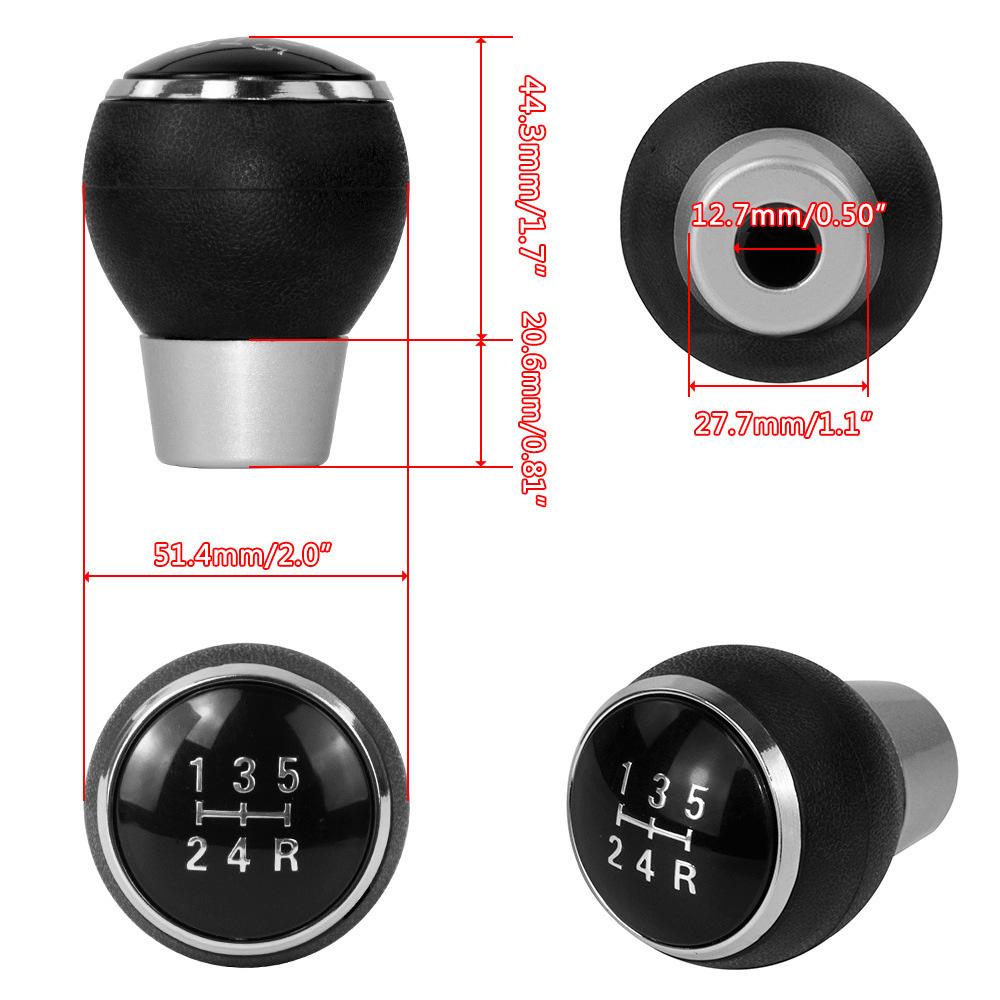 5 Speed Gear Shifter Shift Knob For Mitsubishi Lancer EX EVO GTS ASX V3 V5 V6