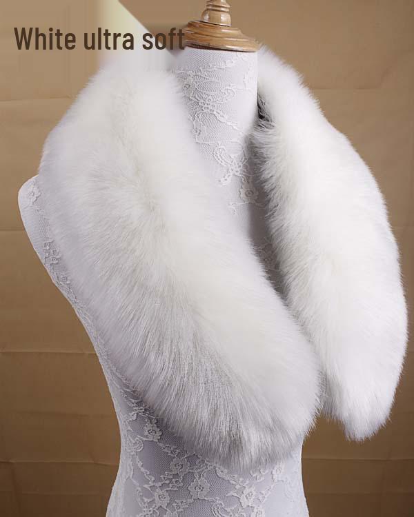 

Women s Faux Fur Shawl with Collar & Hat - Autumn/Winter 60CM