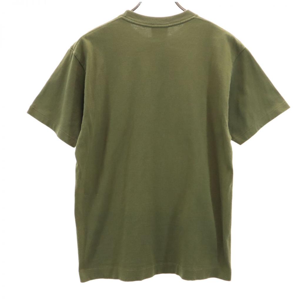 Bape Made In Japan Print Short Sleeve T-shirt M Green A BATHING APE Men's Used