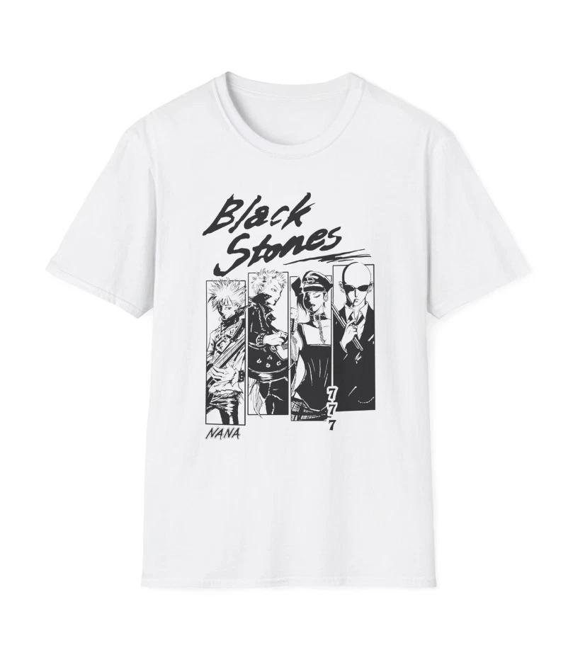 Black Stones Nana Anime Graphic Tee Nana Fan Gift T-Shirt L