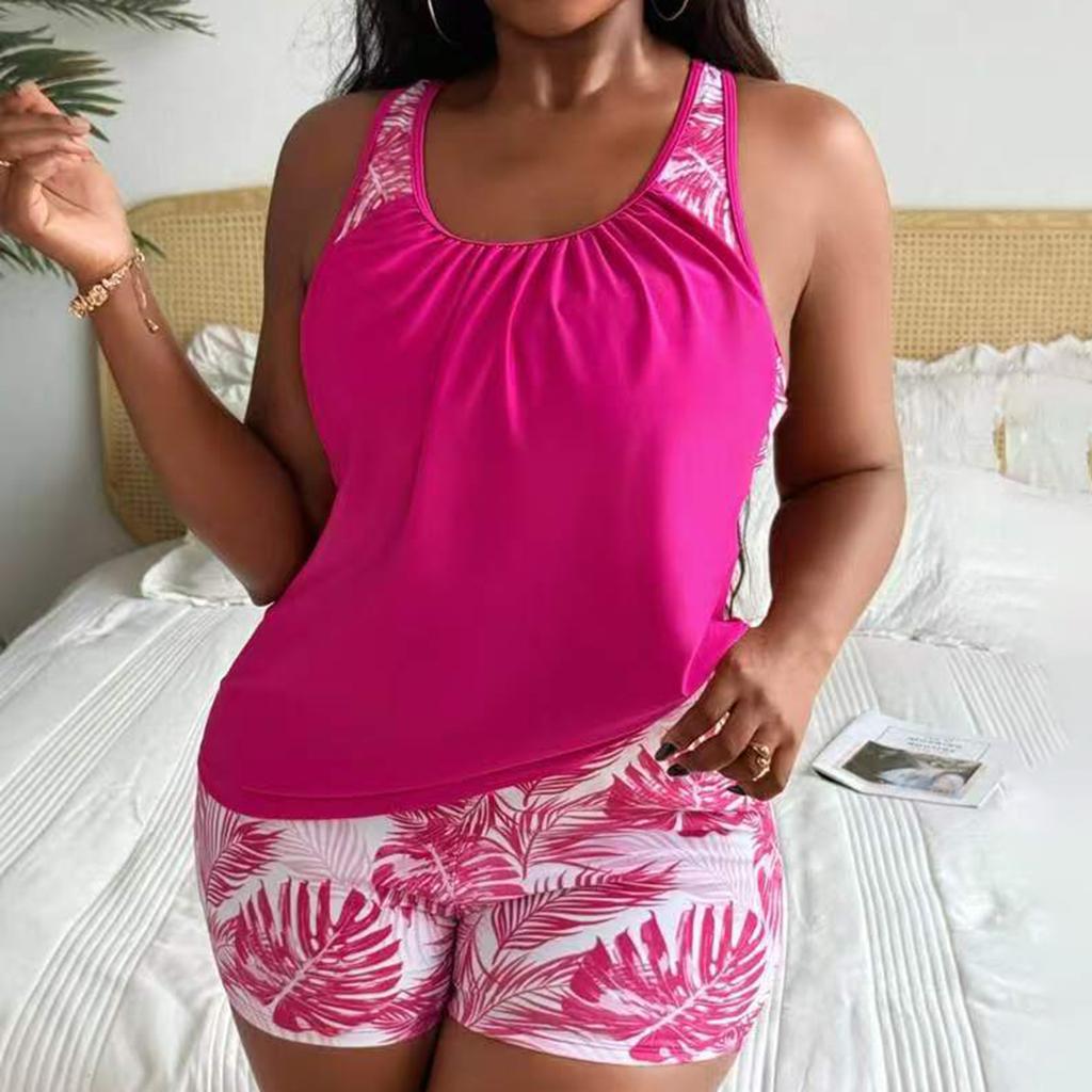 Women's Two-Piece Bikini Set Plus Size Split Swimsuit