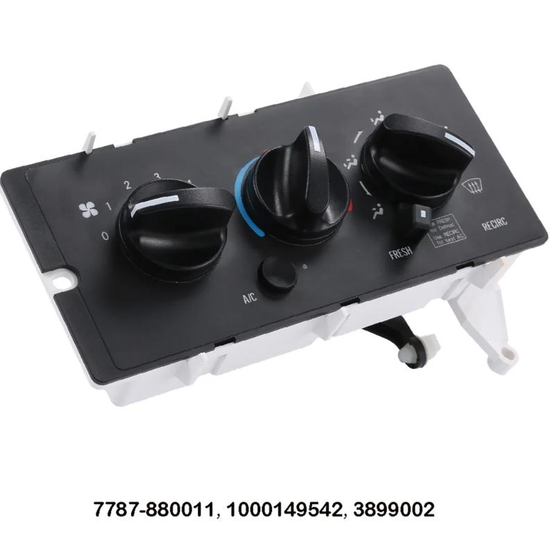 Air Conditioning Control Panel Convenient & Reliable Plastic Control Panel 7787-88001 Replacement Suitable for Vehicle