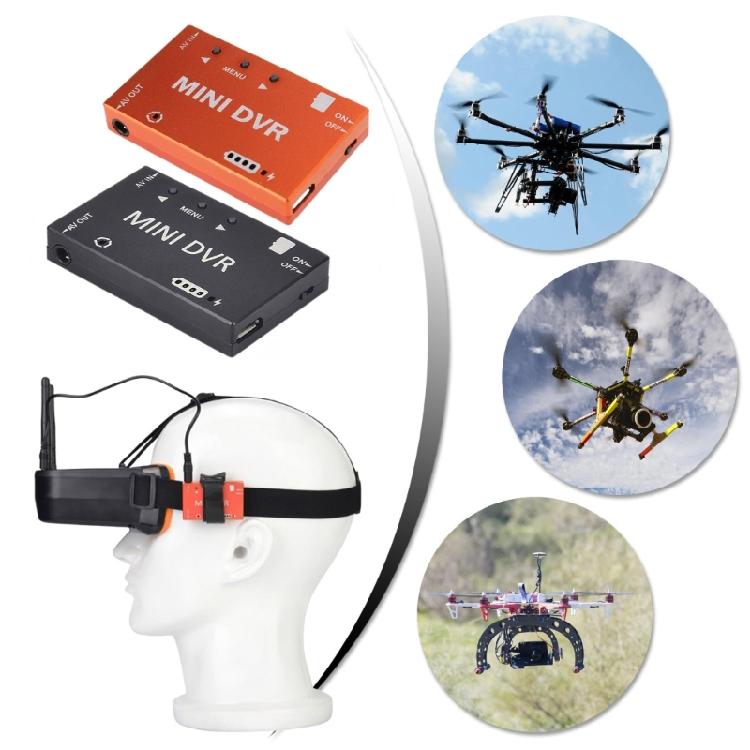 Mini FPV DVR Module Built In Battery Video Sound Recorders Quadcopters Multirotors Vehicle Scale FPV DVR Monitors