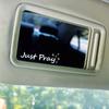 Just Pray Motivational Sticker for Car Rearview Mirror Room Living Room Window Wall Cup Home Decor Inspirational Decal