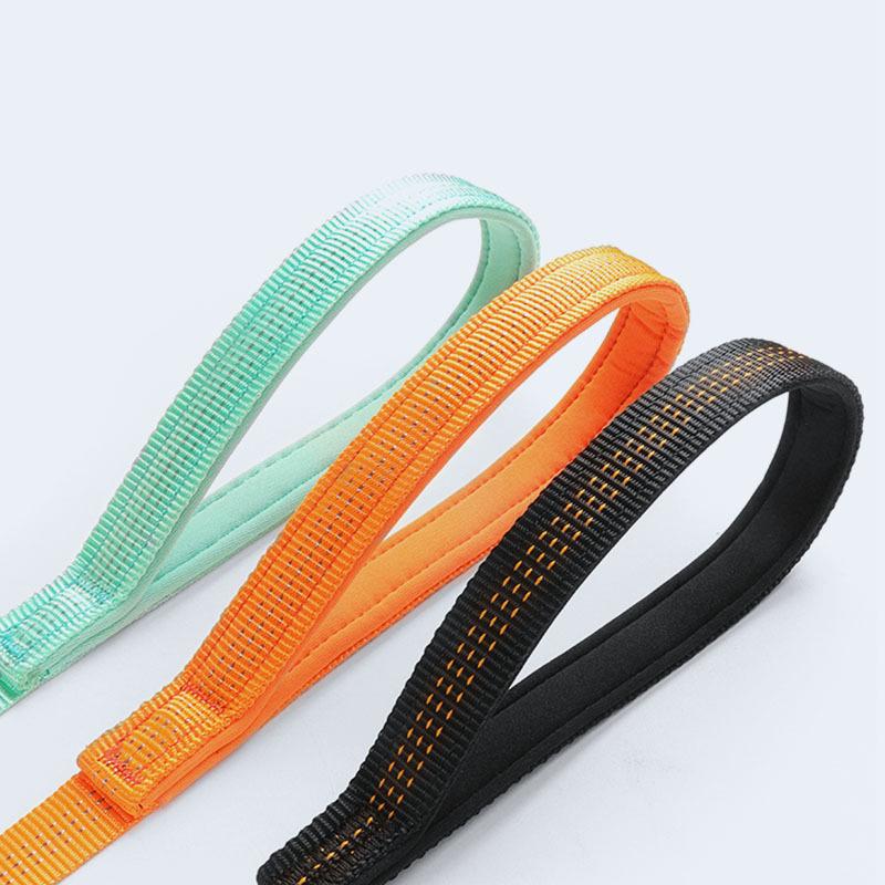 Adjustable Solid Nylon Dog Harness with 2 D-Rings Lightweight Comfortable No-Pull H-typed Dog Chest Harness Outdoor Pet Supplies