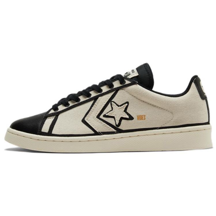 Converse x Joshua Vides Pro Leather Ox Natural Ivory/Black/White A00713C 37