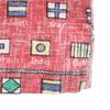 Reyn Spooner 80s Vintage Gold Tag Reverse Print Flag Pattern Short Sleeve Aloha Shirt Women Used