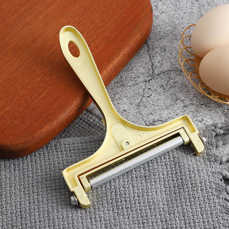 Aluminum Alloy Cheese Slicer Adjustable Thickness Butter Cutter Soft Butter Cheese Shaver Slicer Cheese Scraper Kitchen Gadgets