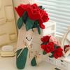 Heart-Shaped Rose Bouquet Plush Doll - 2025 Valentine's Day Gift for Girlfriend