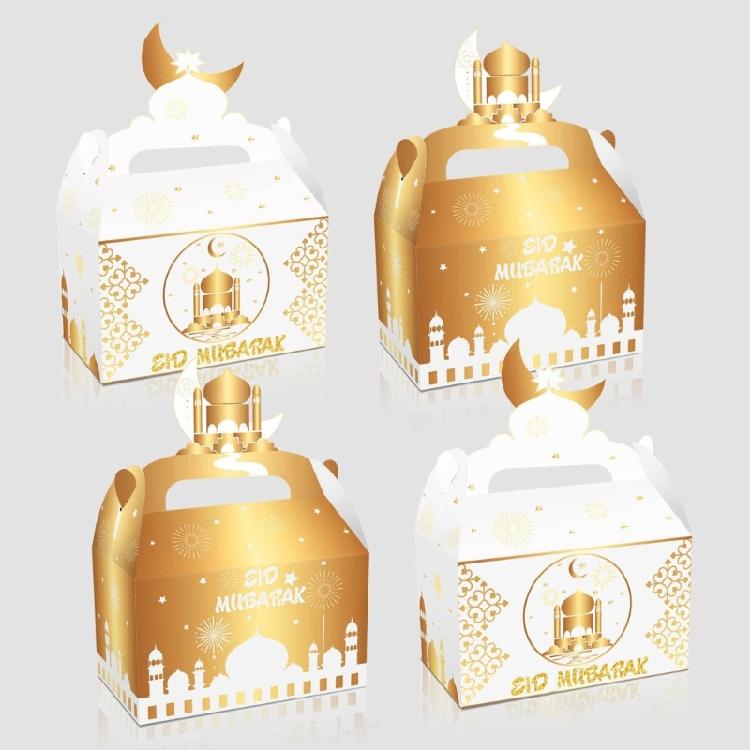 Eid Mubarak Goodie Bag Ramadan Party Treat Box Eid Mubarak Gift Wrapping Sticker