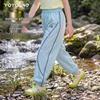 Moonkids Girls' Summer Quick-Dry Mesh Casual Pants