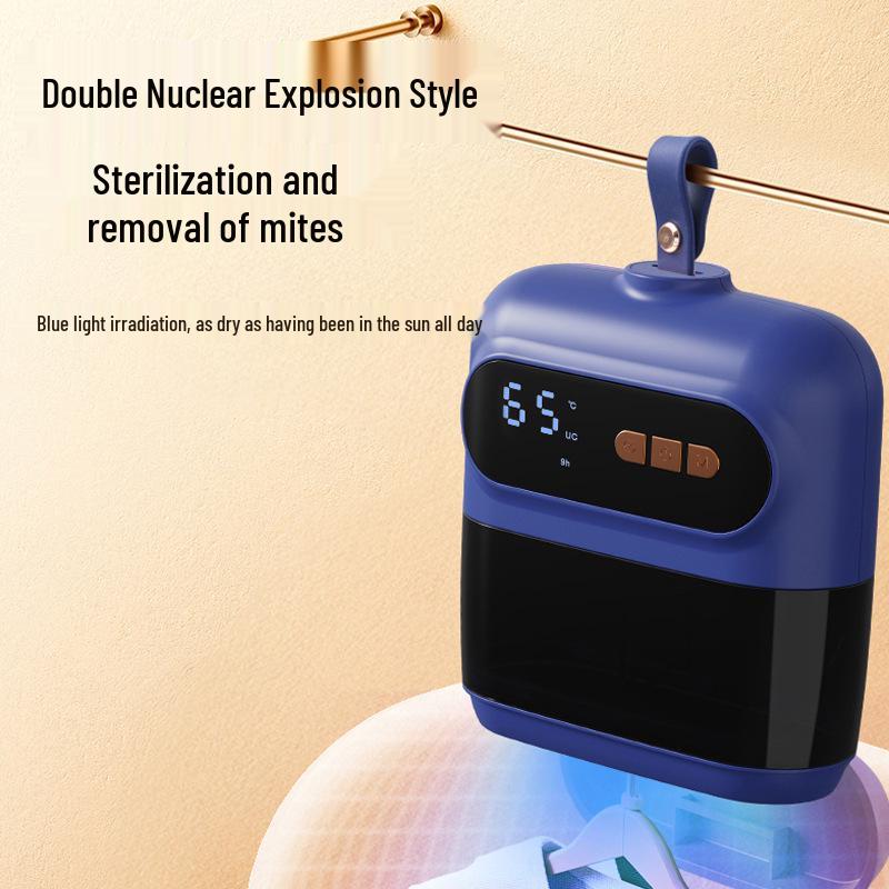 Smart Portable Clothes Dryer & Deodorizer - High-Efficiency, Travel & Dorm Essential
