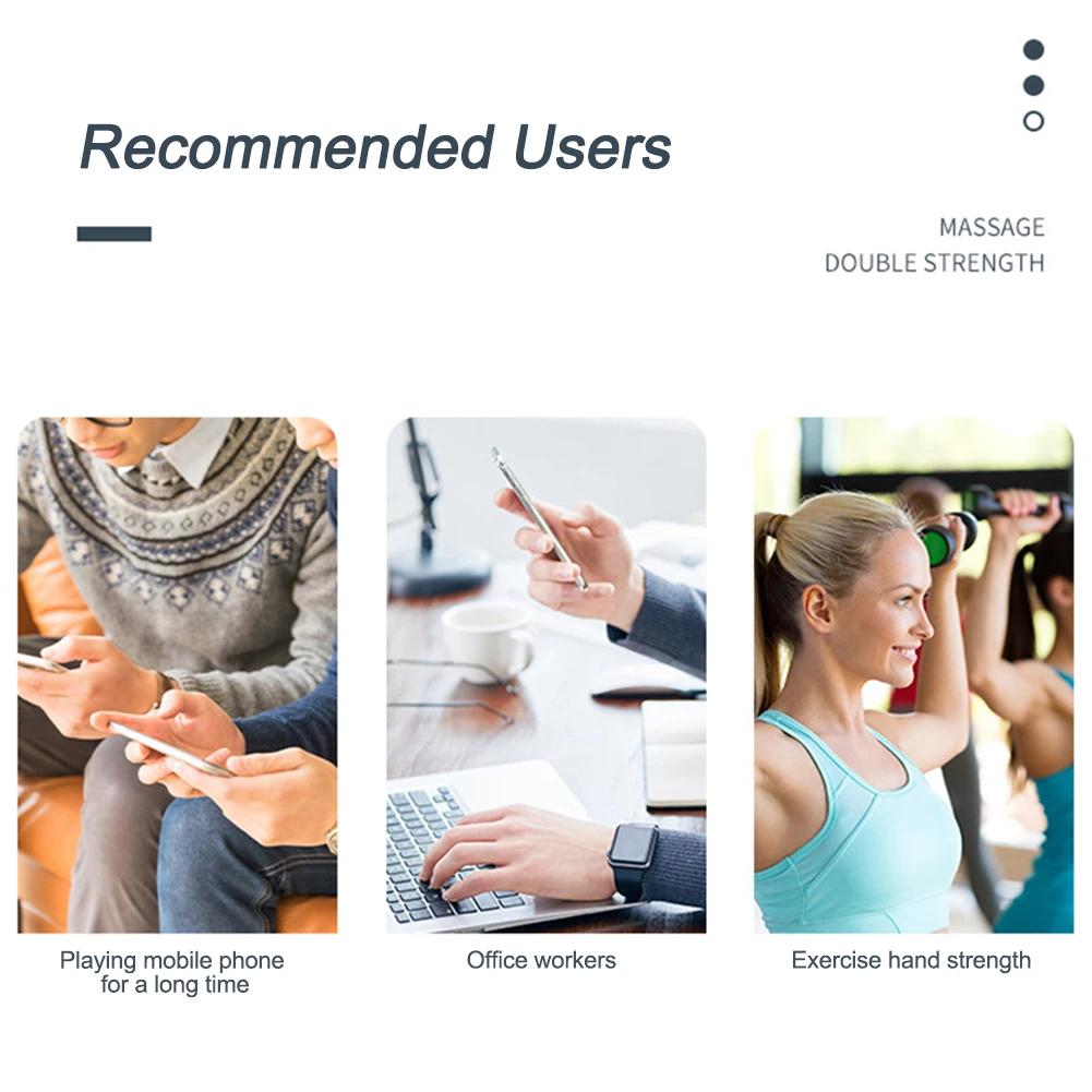 Silicone Rings Hand Grip Strengthener Finger Forearms Exercise Grip Trainer for Hand and Wrist Muscle Trainer Stress Relief