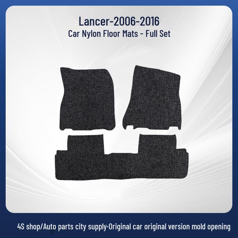 Southeast Motor Lancer Modelle 06-16 Nylon Velours Fußmatten für Linkslenker/Rechtslenker