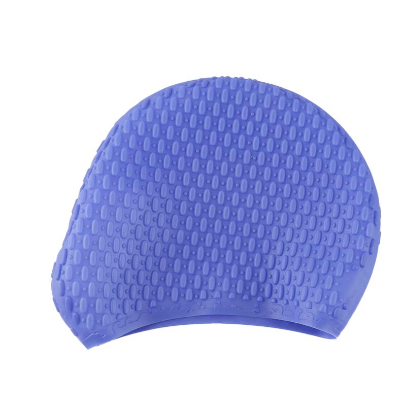 Silicone Swimming Cap For Adults Waterproof Swim Cap For Women And Men High Elastic Cap Bath Diving Hat Swim Pool Accessories