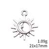 Sun Charm Moon Star Pendant Alloy Charms For Celestial Space Theme DIY Bracelet Necklace Jewelry Making Supplies For