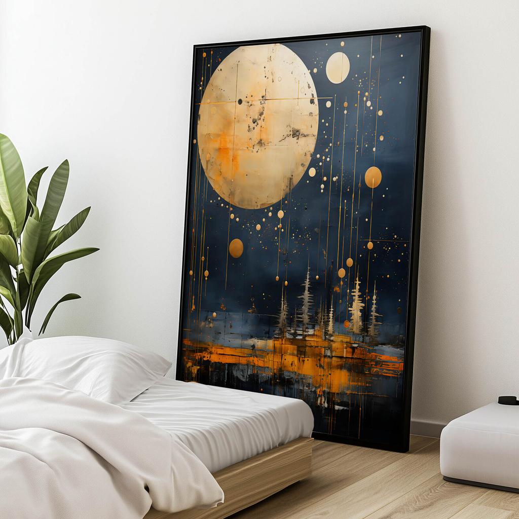 Przemysłowy Pejzaż Marzeń Przemysłowy Pejzaż Marzeń, 50X70 Cm, Bez Ramy, Płótno Premium Na Blejtramie