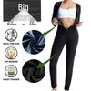 Women's Running Fitness Sweat Suit - European & American Sports Body Shaping Corset Jumpsuit.