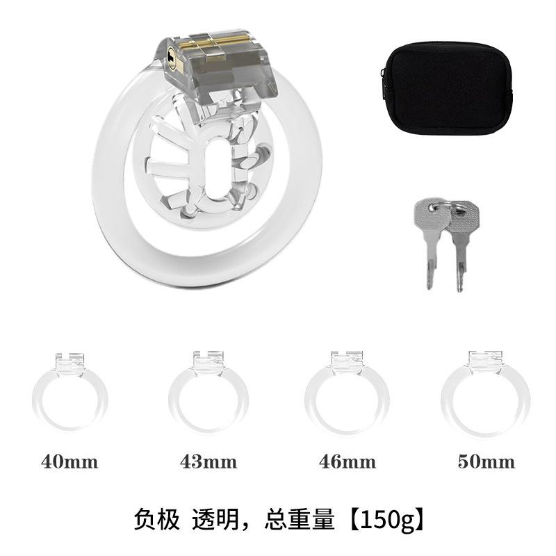 Male Positive-Negative Pole Chastity Cage Whale Head Style Sissy Abstinence Cage BDSM Adult Toy CB Urethral Lock Sex Product18+