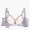 Lingerie Women's Thin Bra Summer Thin Bra No Underwire Large-sized Full Cup Closure Bra Push Up Bra