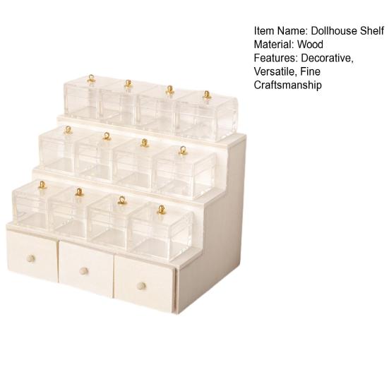 1 Satz 1:12 Puppenhaus-Ausstellungsregale, Miniatur-Supermarkt, Lebensmittel- und Süßigkeiten-Ausstellungsregale für Puppenhaus-Zubehör