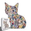 Cat Puzzle Adult Edition High Difficulty Special-Shaped Puzzle Gift Piggy Bank Wooden Puzzle