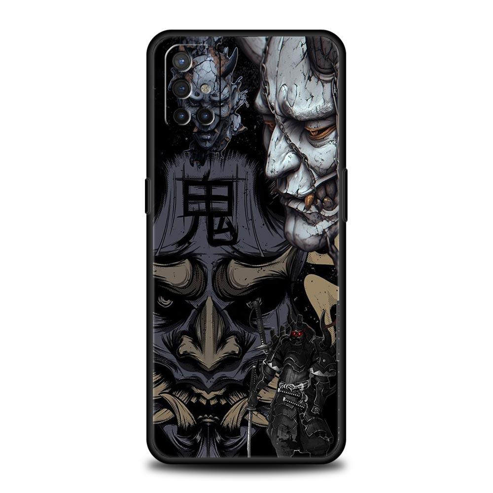 Phone Case For OnePlus 15 13 12 11 10 9 8 7T Pro 13T 13R 12R 10R 9RT 8T Nord 2T CE 2 3 5G Lite Cover Japan Ghost Face Samurai