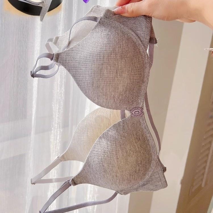 Women's Seamless Front Closure Bra Wireless Thin Padded Beauty Back Deep Backless Sexy Everyday Bra