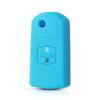 2 Buttons Silicone Remote Fob Flip Car Key Case Cover for Mazda M2 3 5 M6 8 Speed CX-5 CX7 CX-9 MX-5 RX