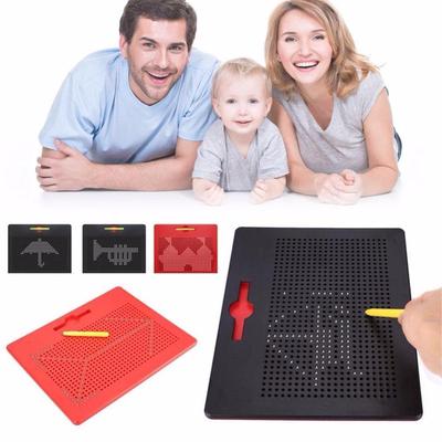Drawing Toy Magnetic Tablet Magnet Pad Drawing Board Magnetic Steel Beads Ball Kid Learning Toy