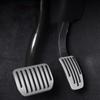 2 Pieces Aluminum Accelerator Pedal Covers Protectors Suitable For Vehicle Easy To Install And Improves Driving Comfort