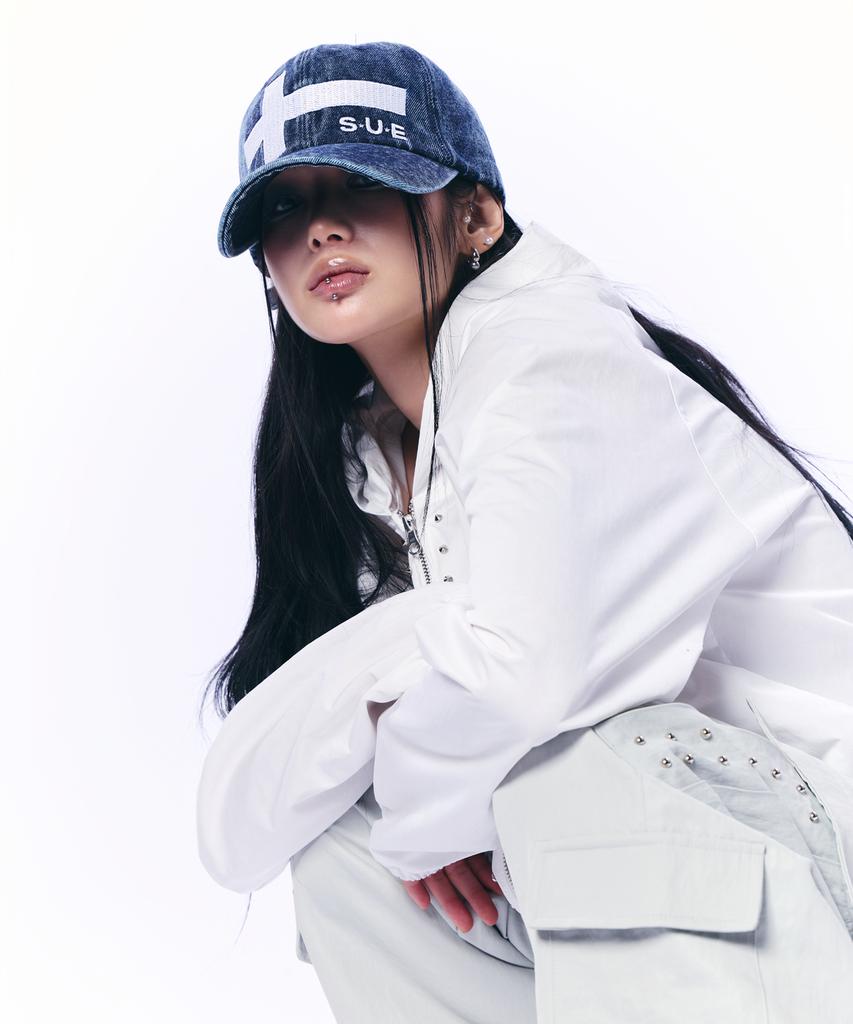 SETUP-EXE Cross Logo Ball Cap / Denim