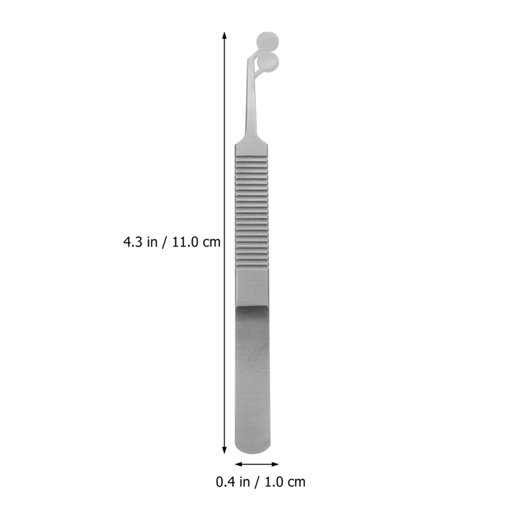 Eyelid Turn Eye Apparatus Clip Tool Ophthalmic Meibomian Glands Massage Eye Care Stainless Steel Eyelid Massage Tweezers