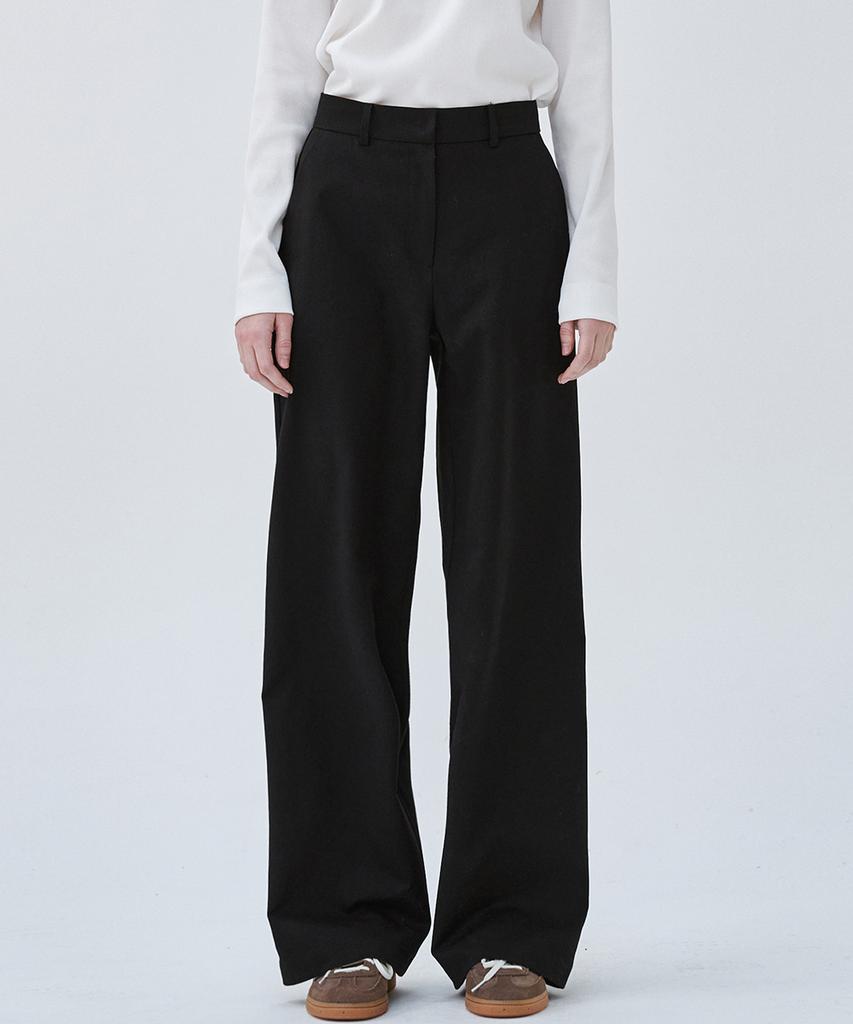 Marop 2171 Stretch Lightweight Wide Pants (Black)