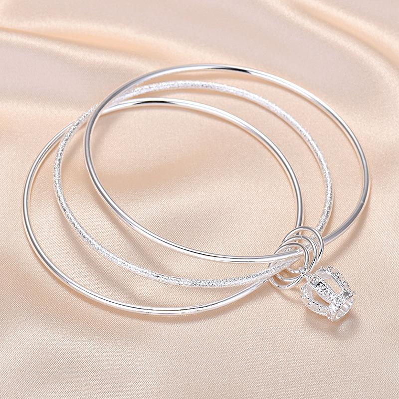 2023 New 925 Sterling Silver High Quality Simplicity Bead Romance Bracelet Chain For Woman Engagement Party Wedding Jewelry