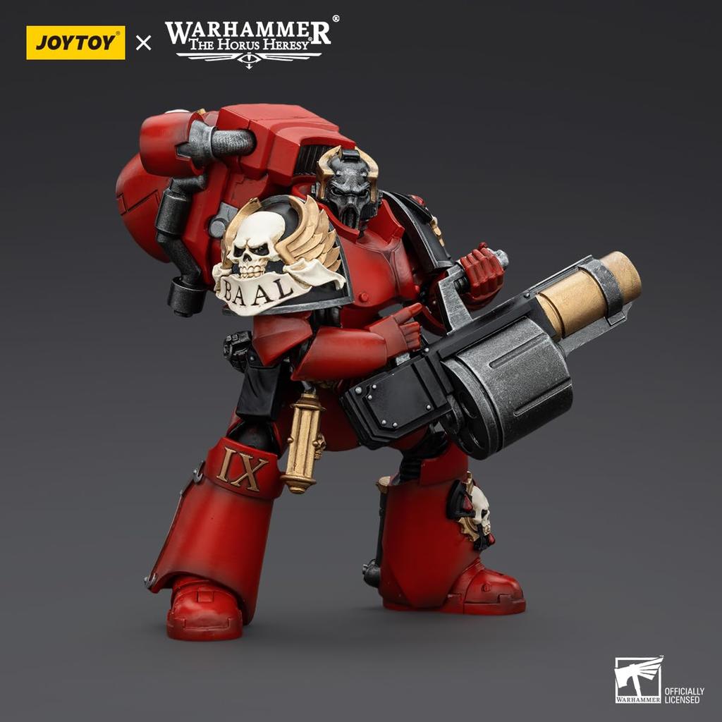 JOYTOY Warhammer Blood Angels Tear Squad Ark Elerim with Tear Grenade Scale Action Figure 40,000 Angel's (Equipped Angel's Launcher) 1/18 (Assembled)