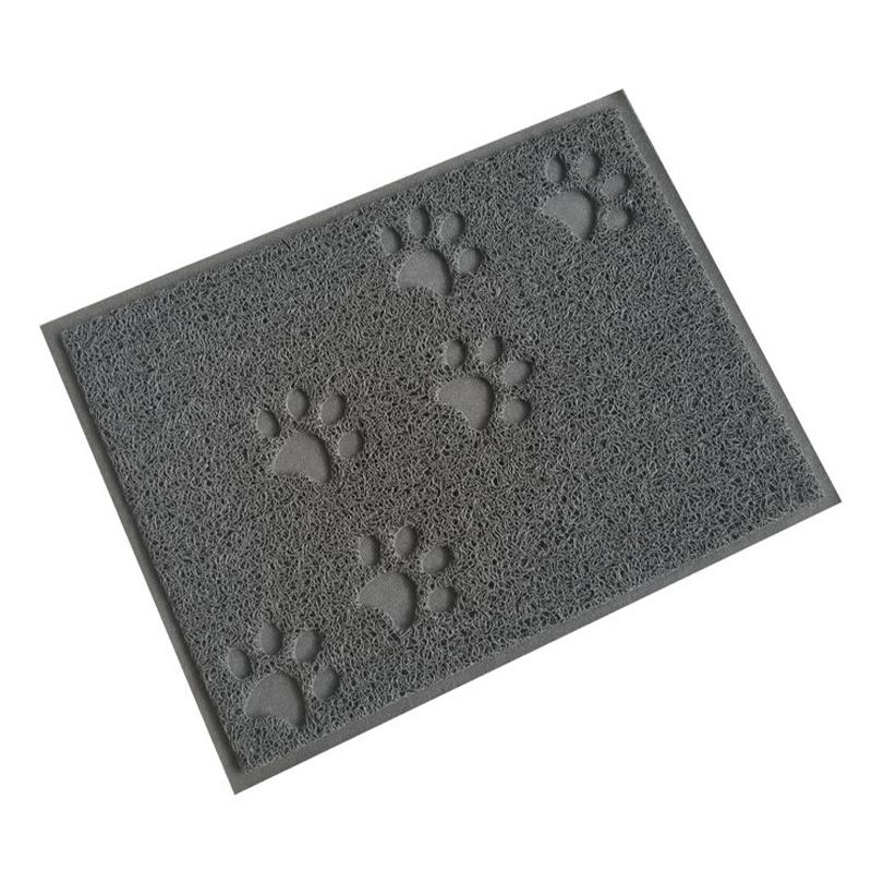 Katzenstreumatte für Haustiere, wasserdicht, aus PVC, faltbar, Katzenstreu-Auffangbett, rutschfeste Sandunterlage, waschbar, für Haustiere