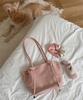 Iroco Clam Suede Bag_Coral