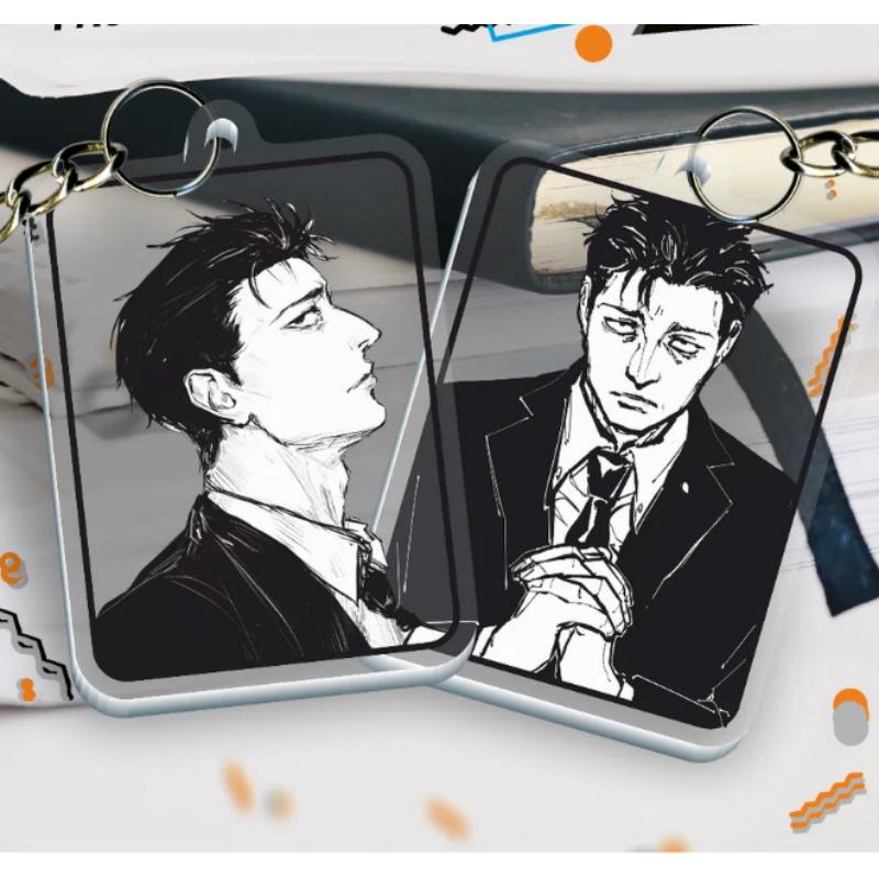 Anime Acryl Sleutelring voor Jjk Megumi Fushiguro Hiromi Higuruma Suguru Geto Satoru Gojo Zelfgemaakte Tas Hanger Prachtig Cadeau 2psc