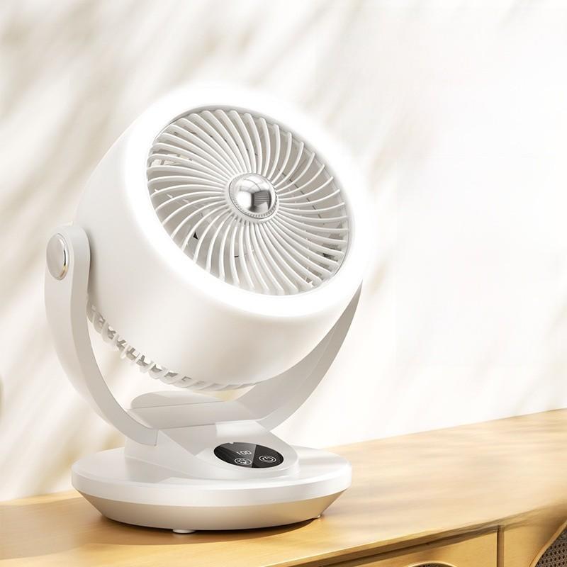 Office Usb Desk Fan With Touch Control And Silent Operation For Home And Dorm Use