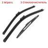 3PCS Wiper Blades For Volvo XC60 T6 D5 AWD 2012-2017 26" 20" 14" Fit Front Windshield Windscreen Window Brushes Cutter Accessories 2015 2016 2017
