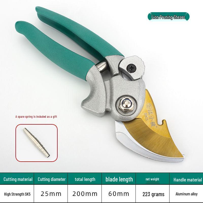 Секатор SK5 для толстых веток, деревьев и садовых цветов - Инструмент для обрезки с экономией усилий